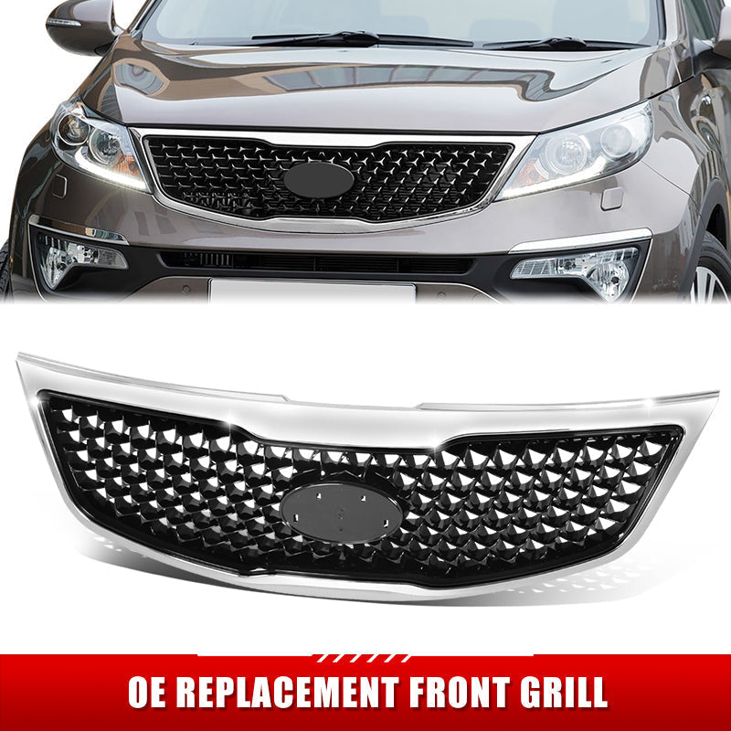 Factory Replacement Grille <br>14-16 Kia Sportage