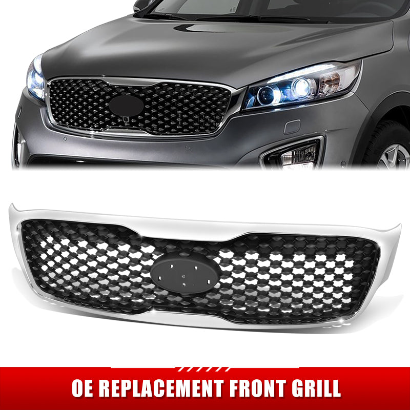 Factory Replacement Grille <br>16-18 Kia Sorento L, LX