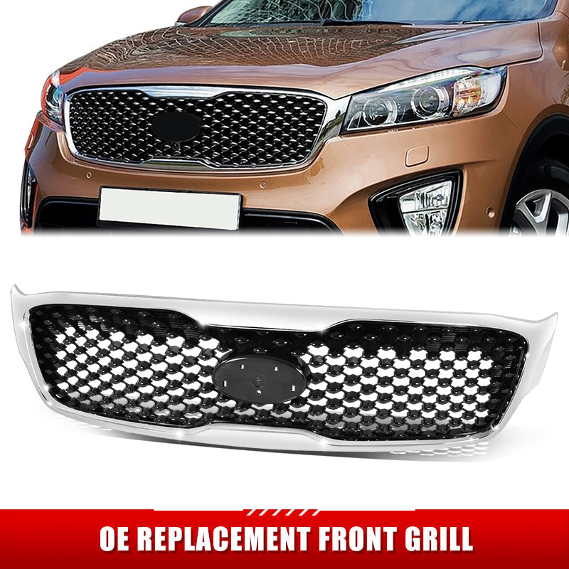 Factory Replacement Grille <br>16-18 Kia Sorento