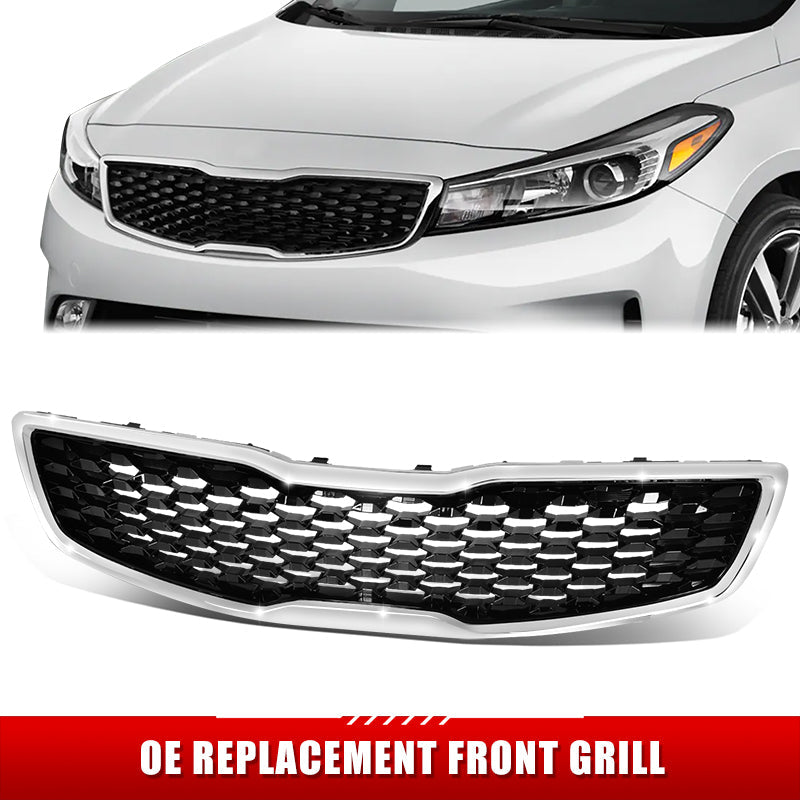 Factory Replacement Grille <br>17-18 Kia Forte