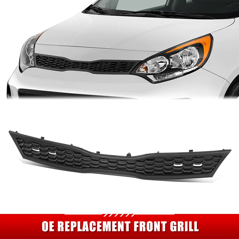 Factory Replacement Grille (Black) <br>16-17 Kia Rio