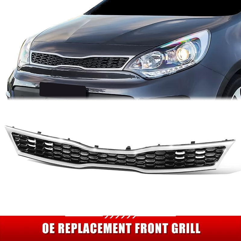 Factory Replacement Grille (Chrome) <br> 16-17 Kia Rio