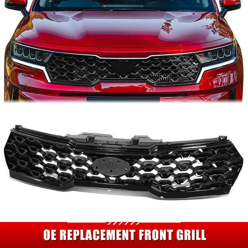 Factory Replacement Grille <br>21-23 Kia Sorento EX, LX, S, SX