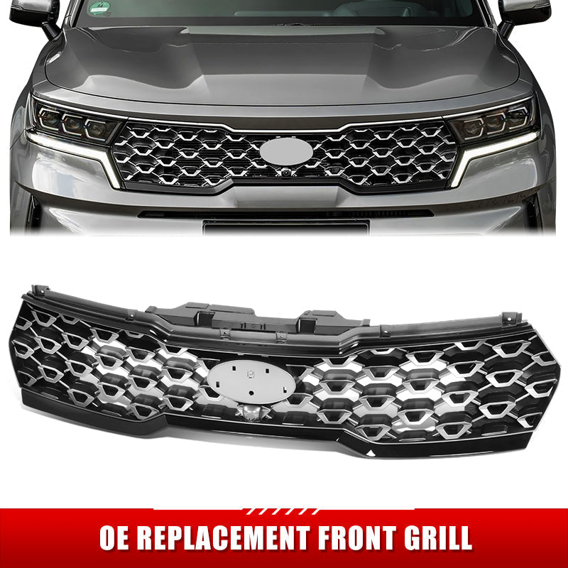 Factory Replacement Grille (Silver) <br>21-23 Kia Sorento SX Prestige