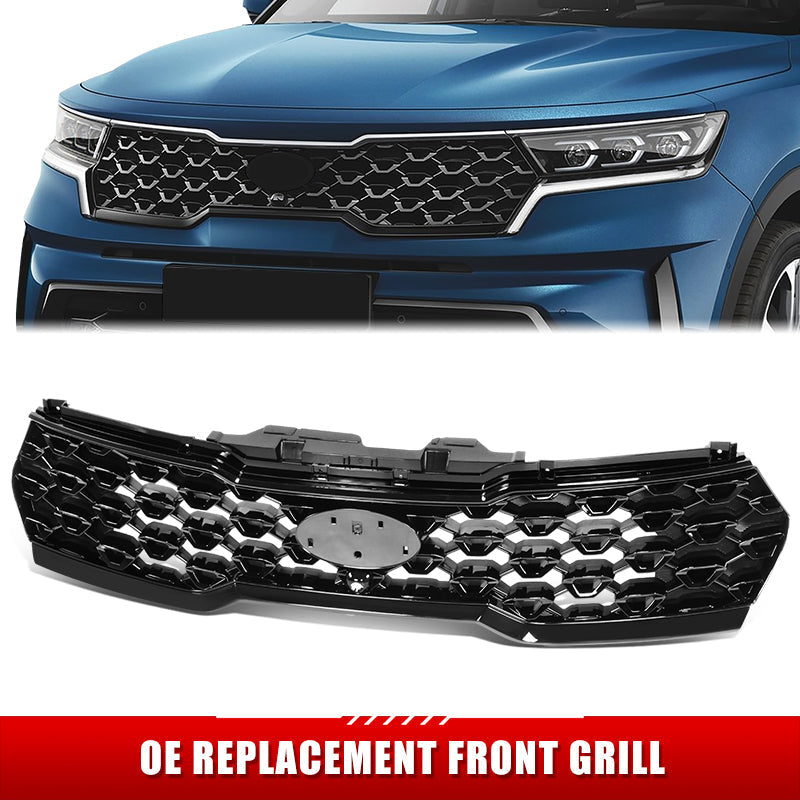 Factory Replacement Grille (Black) <br>21-23 Kia Sorento SX Prestige