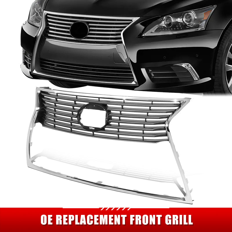 Factory Replacement Horizontal Slats Grille <br> 13-17 Lexus LS460