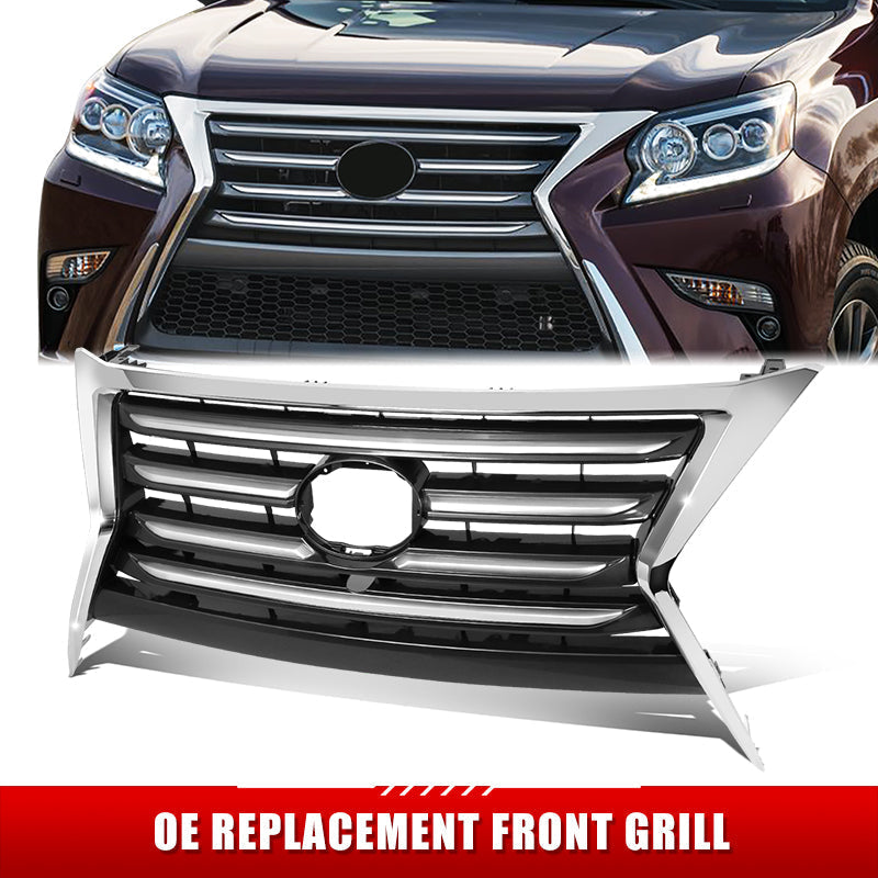 Factory Replacement Horizontal Slats Grille <br> 14-19 Lexus GS460