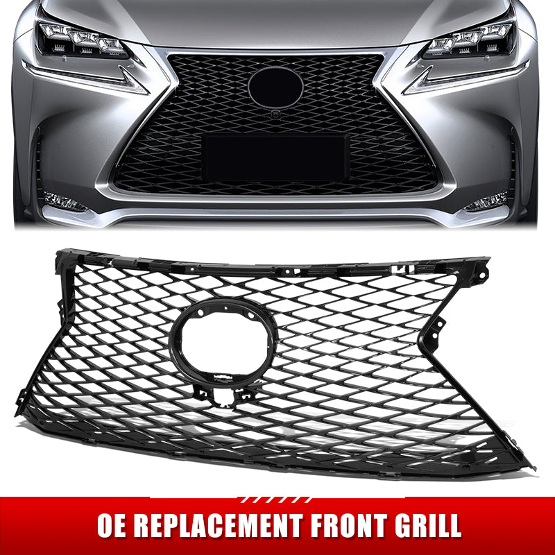 Factory Replacement Diamond Mesh Grille <br> 15-17 Lexus NX200T