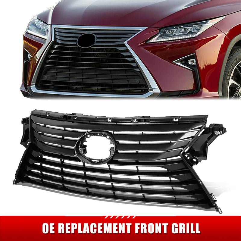 Factory Replacement Horizontal Slats Grille <br> 16-19 Lexus RX350 RX350L RX450H