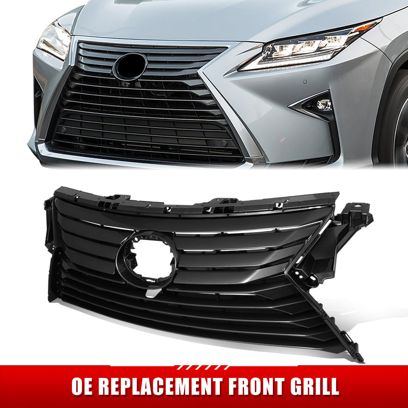 Factory Replacement Horizontal Slats Grille <br> 16-19 Lexus RX350 RX350L RX450H