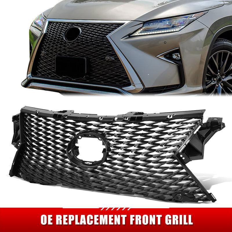 Factory Replacement Diamond Mesh Grille <br> 16-19 Lexus RX350 RX450H