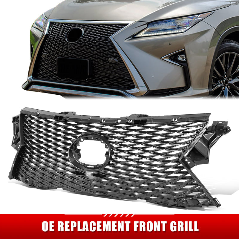 Factory Replacement Diamond Mesh Grille <br> 16-19 Lexus RX350 RX450H