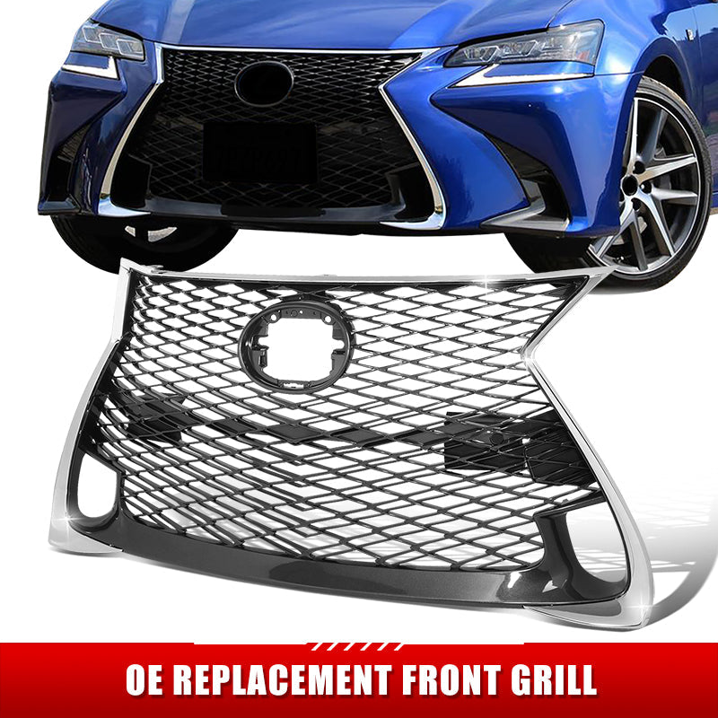 Factory Replacement Diamond Mesh Grille <br> 16-20 Lexus GS200T GS350 GS450H