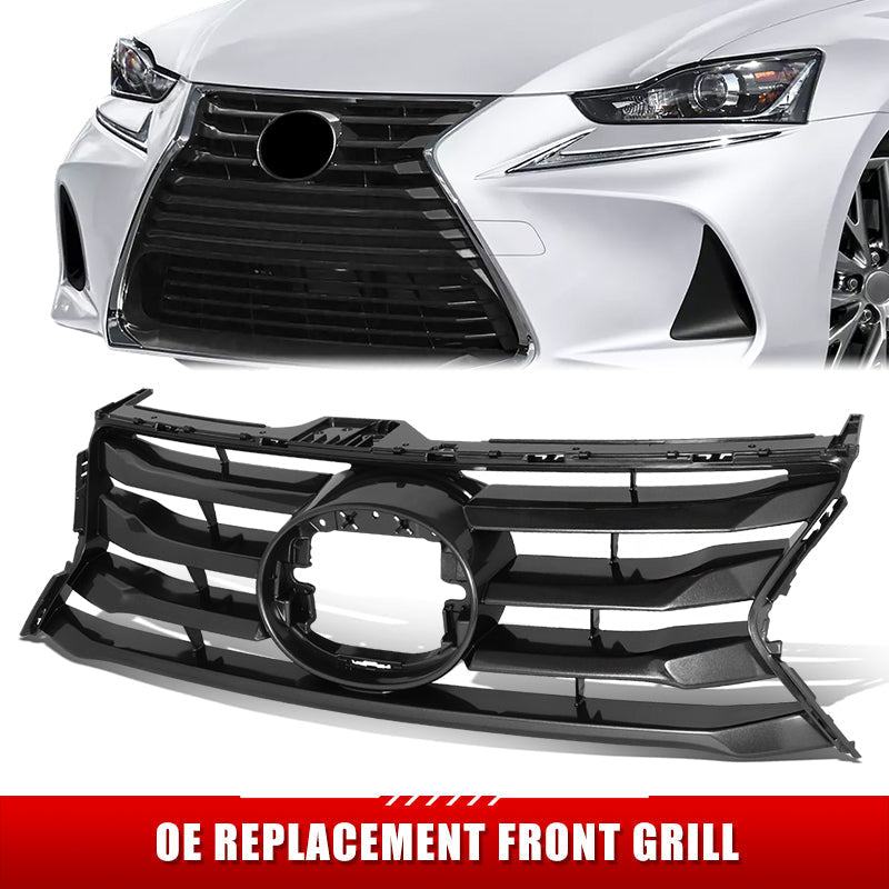 Factory Replacement Horizontal Slats Grille <br> 17-20 Lexus IS300 IS350