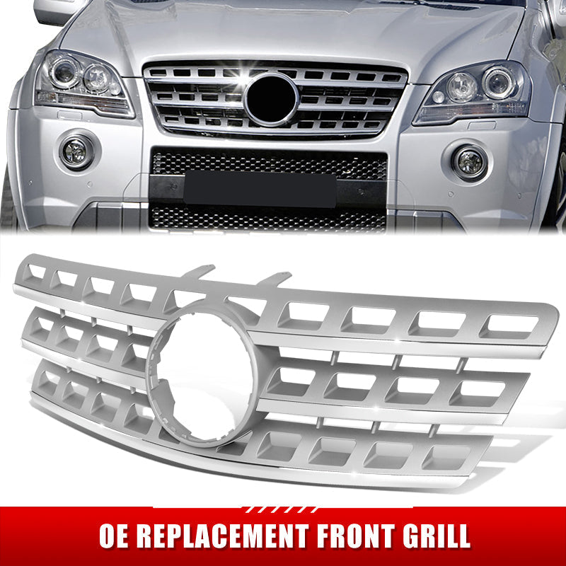 Factory Replacement Horizontal Slats Grille <br> 08-11 Benz ML320/350/550/63 AMG