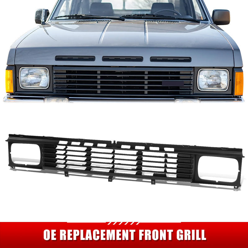 Factory Replacement Grille <br>86-94 Nissan D21, 95-97 Pickup