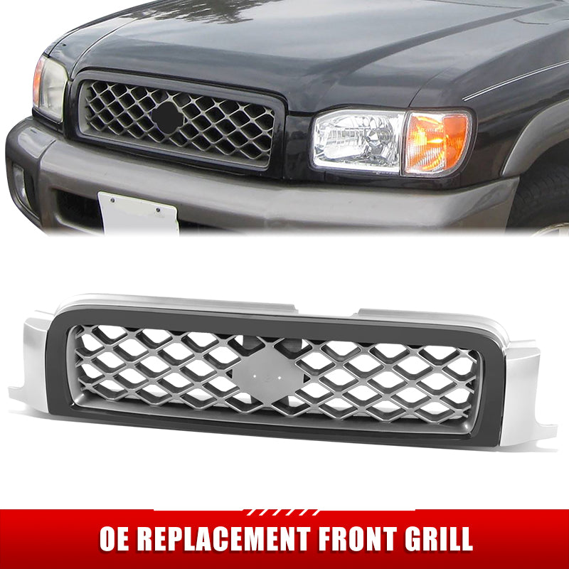 Factory Replacement Grille <br>99-01 Nissan Pathfinder W/Black Moulding