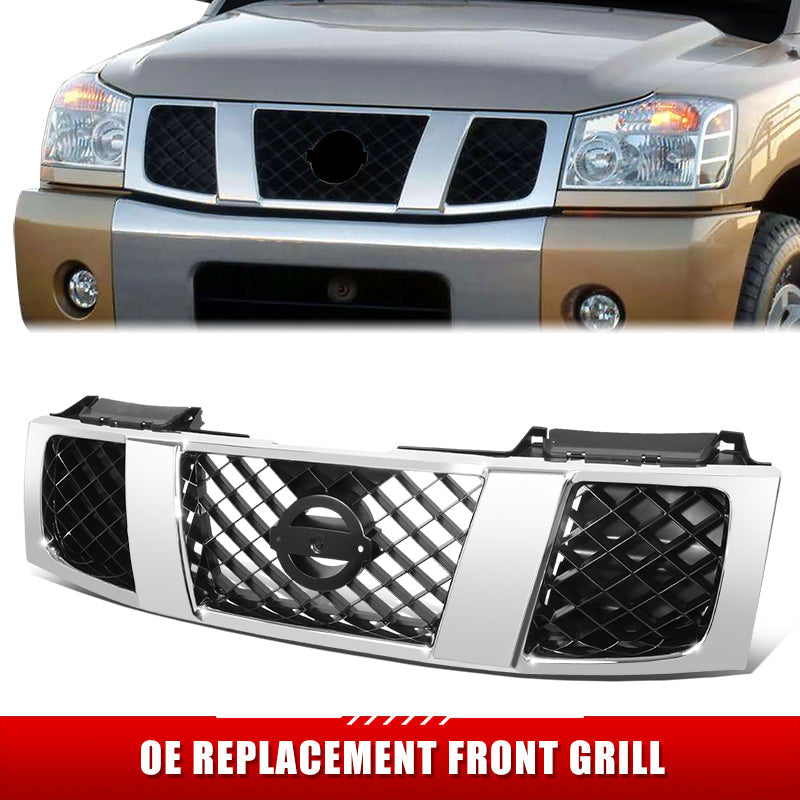 Factory Replacement Diamond Mesh Grille <br> 04-07 Nissan Armada Pathfinder Titan