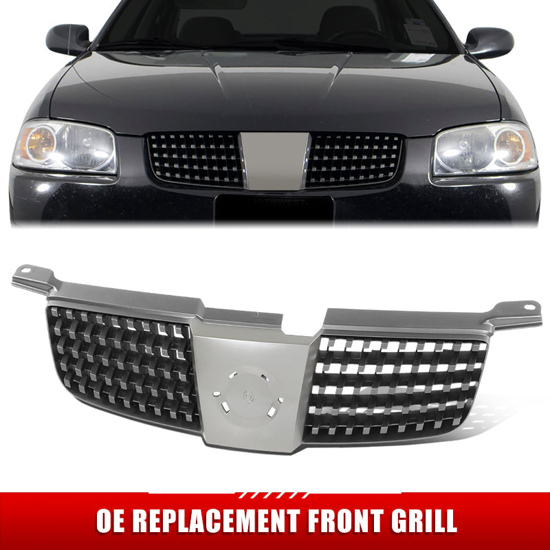 Factory Replacement Grille <br>04-05 Nissan Sentra Base, S