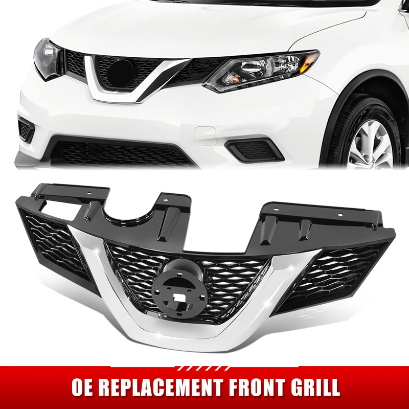 Factory Replacement Grille <br>14-16 Nissan Rogue SL, SV