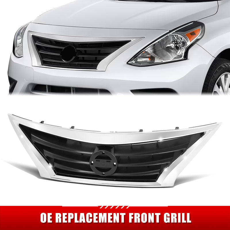 Factory Replacement Grille <br>15-19 Nissan Versa