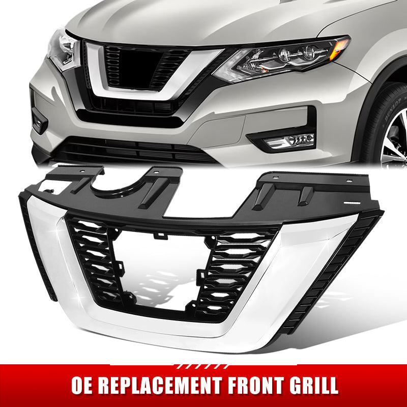 Factory Replacement Black Mesh Grille <br> 17-19 Nissan Rogue