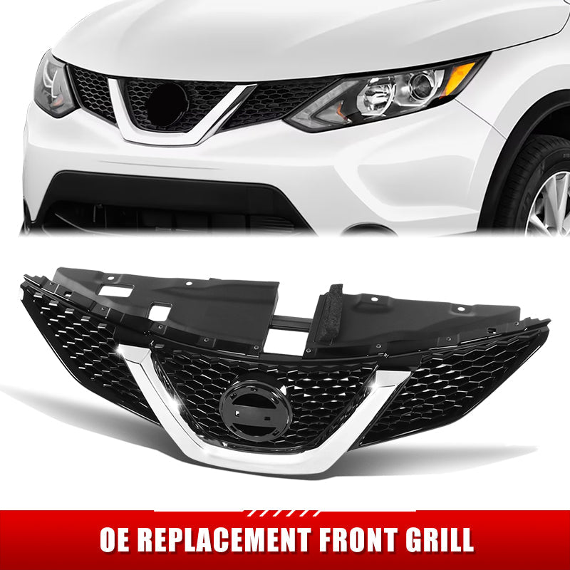 Factory Replacement Grille <br>17-18 Nissan Qashqai, Rogue Sport