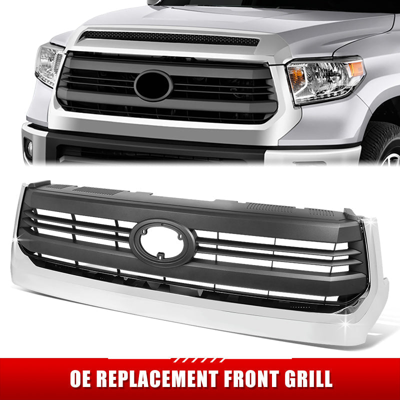 Factory Replacement Horizontal Slats Grille <br> 14-15 Toyota Tundra SR5