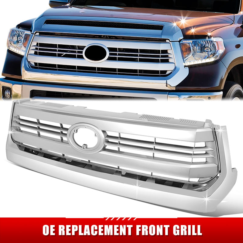 Factory Replacement Horizontal Slats Grille <br> 14-17 Toyota Tundra Platinum 1794