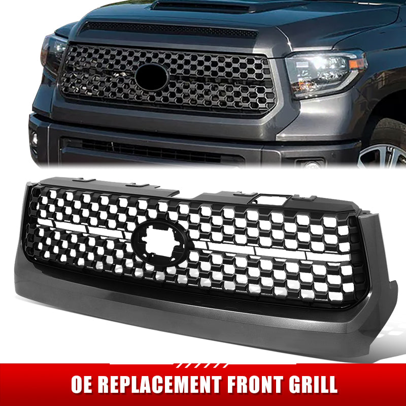 Factory Replacement Honeycomb Grille <br> 18-20 Toyota Tundra Standard