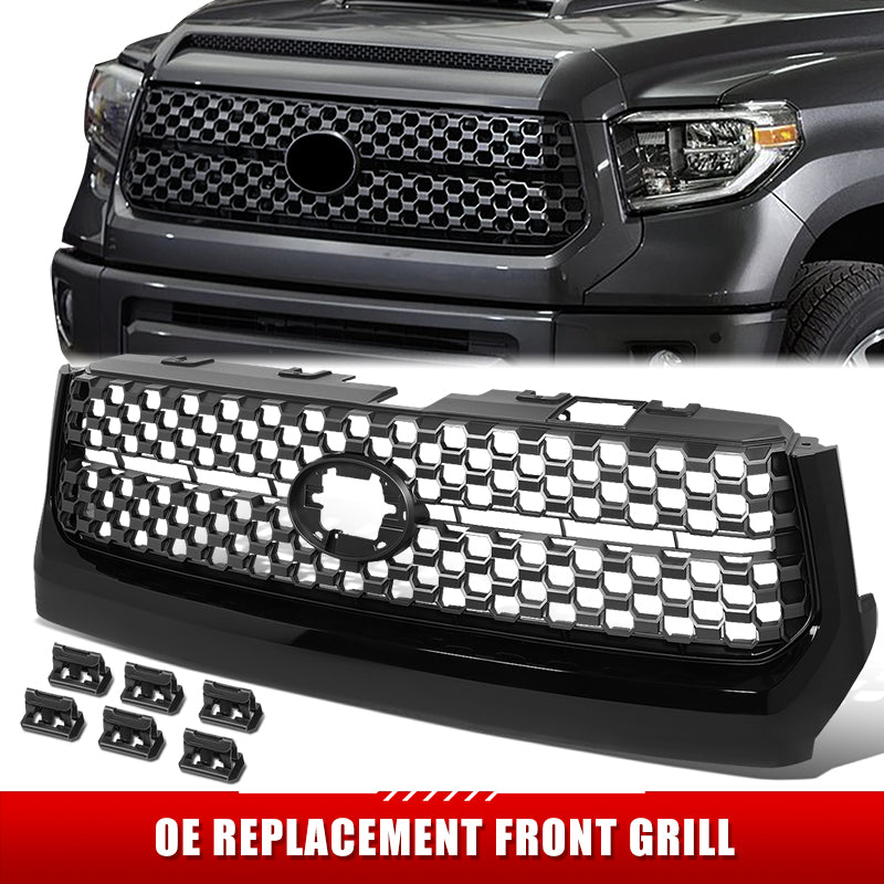 Factory Replacement Honeycomb Grille <br> 18-21 Toyota Tundra Standard