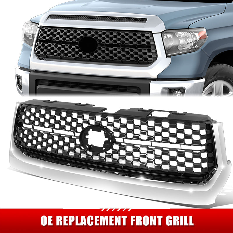 Factory Replacement Honeycomb Grille <br> 18-21 Toyota Tundra Standard