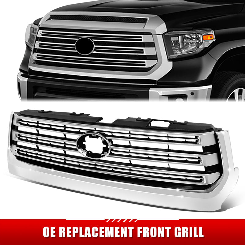 Factory Replacement Horizontal Slots Grille <br> 18-21 Toyota Tundra Standard