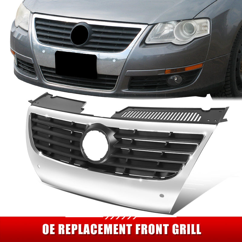 Factory Replacement Black Slat Grille <br> 06-10 Volkswagen Passat