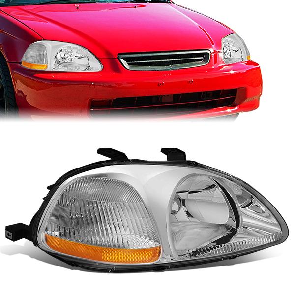 Factory Style Headlight (Right) <br>96-98 Honda Civic