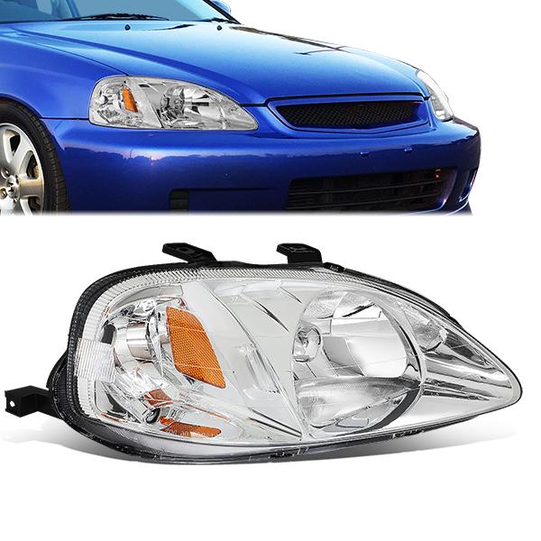 Factory Style Headlight (Right) <br>99-00 Honda Civic