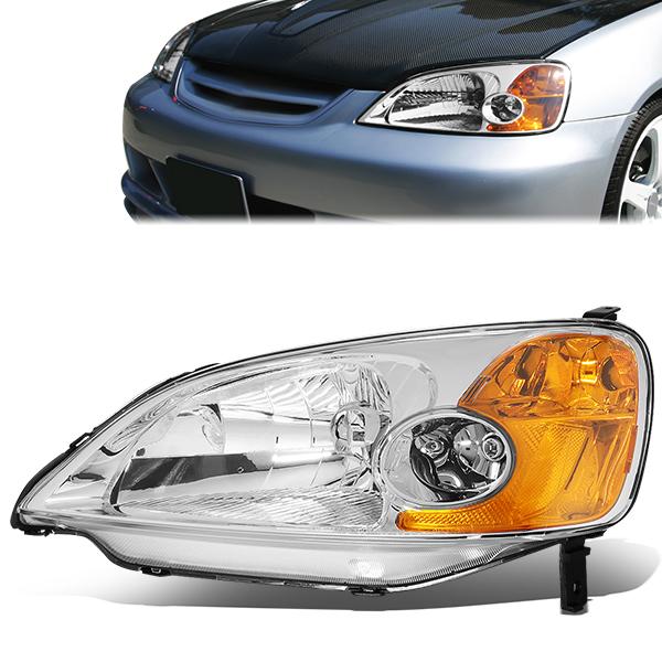 Factory Style Headlight (Left) <br>01-03 Honda Civic