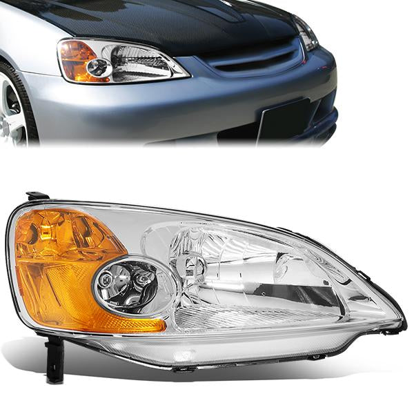 Factory Style Headlight (Right) <br>01-03 Honda Civic