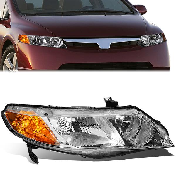 Factory Style Headlight (Right) <br>06-11 Honda Civic Sedan