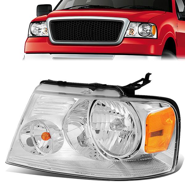 Factory Style Headlight (Left) <br>04-08 Ford F-150, 06-08 Lincoln Mark LT