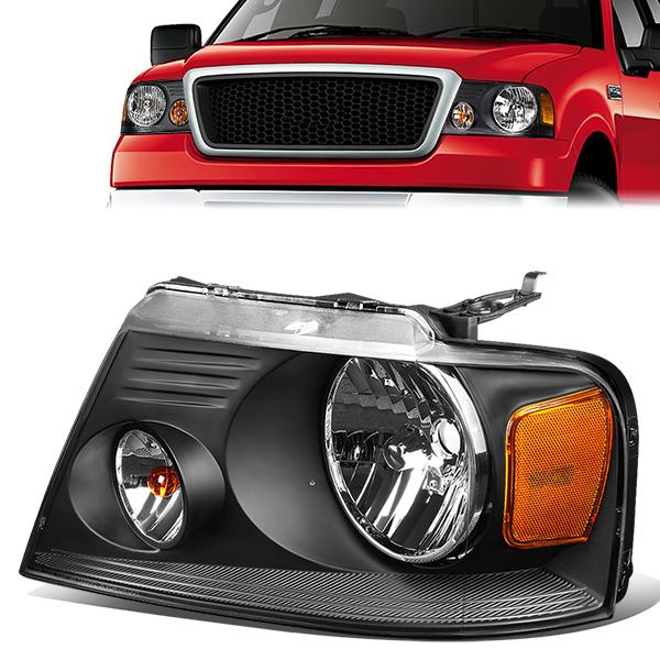 Factory Style Headlight (Left) <br>04-08 Ford F-150, 06-08 Lincoln Mark LT