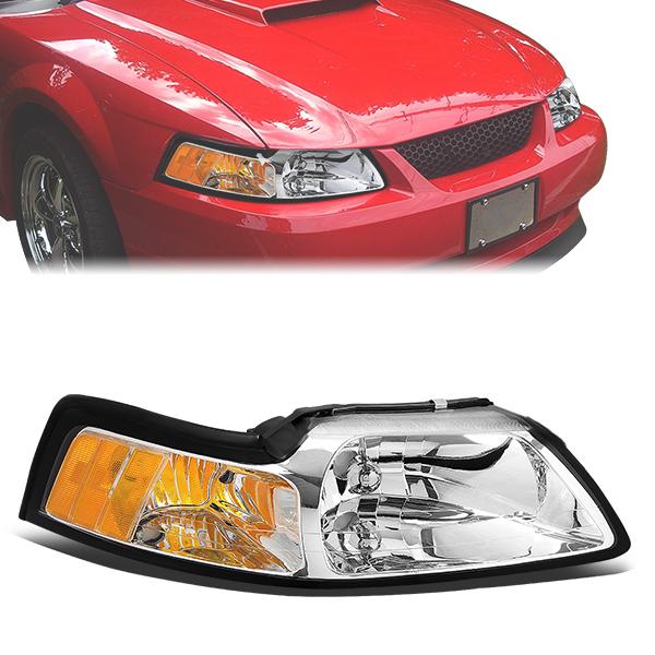 Factory Style Headlight (Right) <br>99-04 Ford Mustang