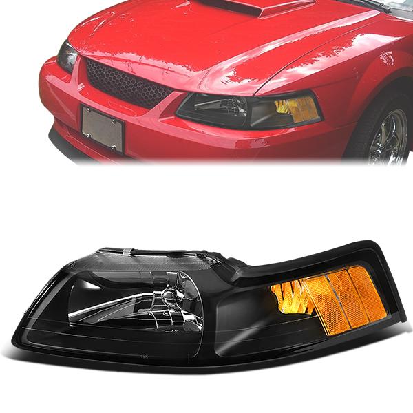 Factory Style Headlight (Left) <br>99-04 Ford Mustang