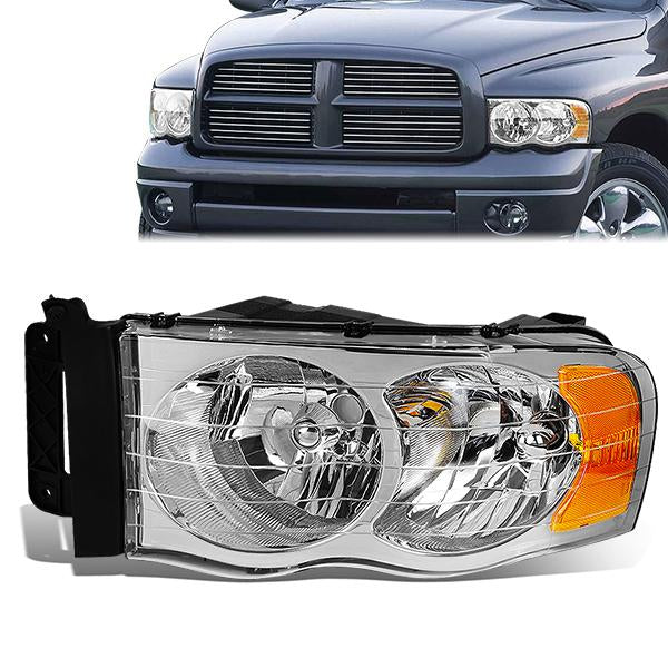 Factory Style Headlight (Left) <br>02-05 Dodge Ram 1500, 03-05 2500/3500