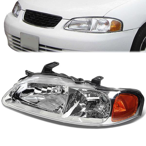 Factory Style Headlight (Left) <br>00-03 Nissan Sentra B15