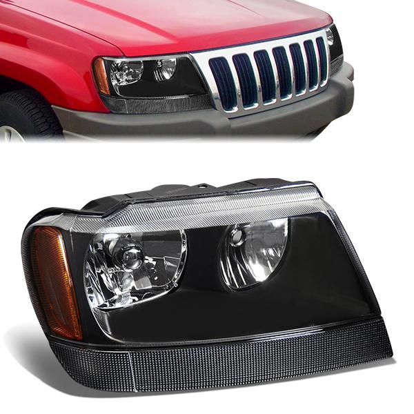 Factory Style Headlight (Right) <br>99-04 Jeep Grand Cherokee WJ