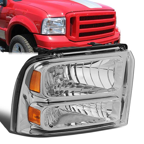 Factory Style Headlight (Right) <br>05-07 Ford F-250 - F-550 Super Duty