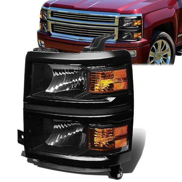 Factory Style Headlight (Left) <br>14-15 Chevy Silverado 1500