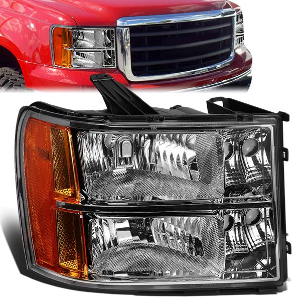 Factory Style Headlight (Right) <br>07-13 GMC Sierra 1500, 07-14 2500/3500 HD