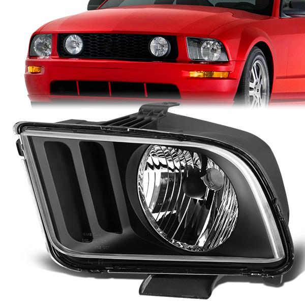 Factory Style Headlight (Left) <br>05-09 Ford Mustang